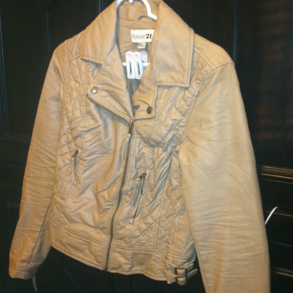 Faux leather jacket