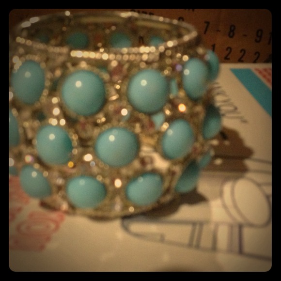 Blue stone bracelet