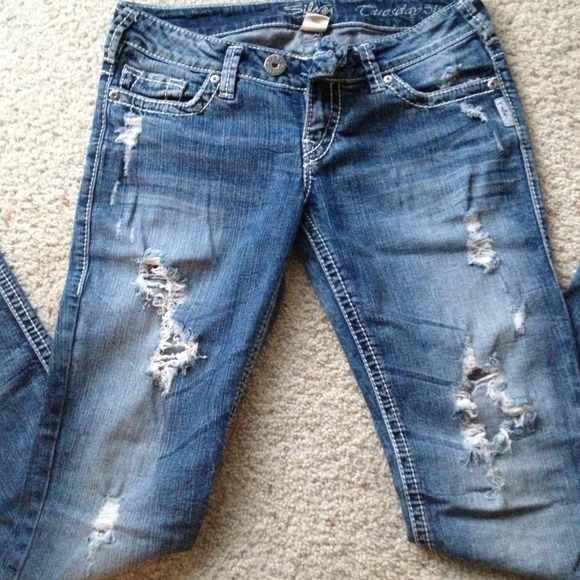 W28/L31 Tuesday slim Silver jeans