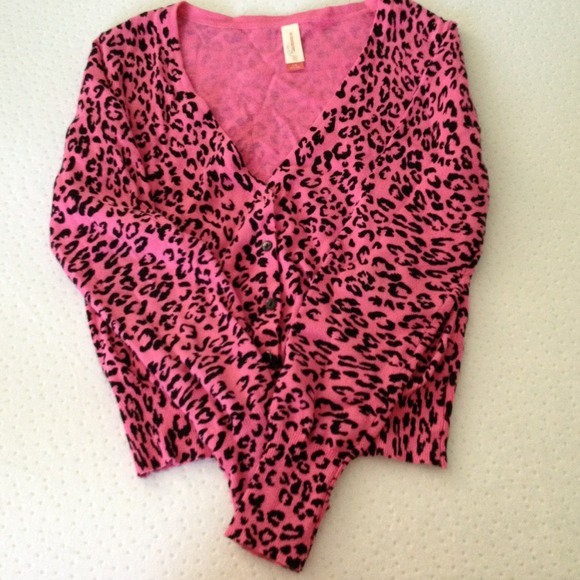 "Reserved" No Boundaries Leopard Print Cardigan