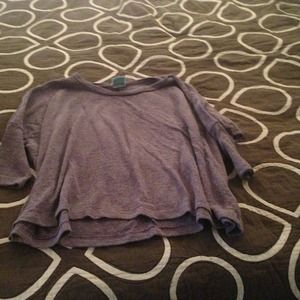 Purple top 80's style