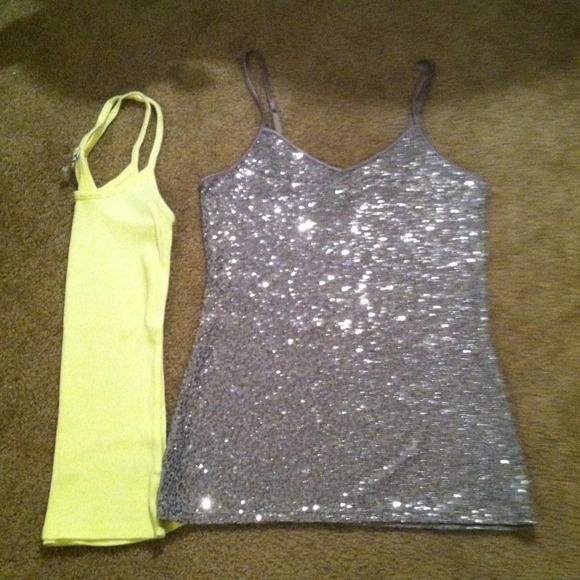 SOLD Brand NEW! Neon yellow express tank top size - Picture 2 of 3