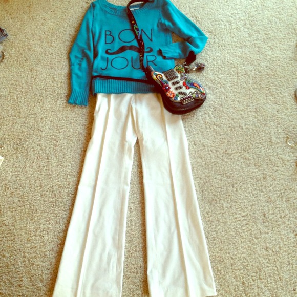 Cream white pants RESERVED