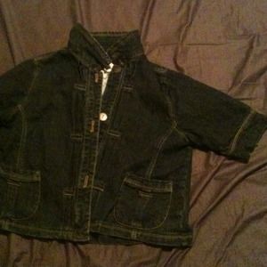 Large jean jacket