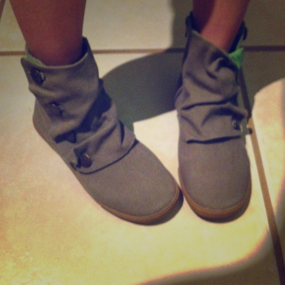 Blowfish button up brown/tan sneakers