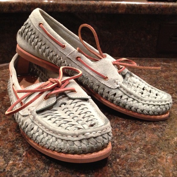✂Frye boat shoe, BRAND NEW! Washed turquoise.