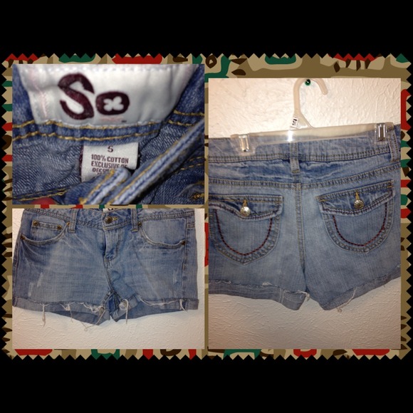 Light wash Shorts