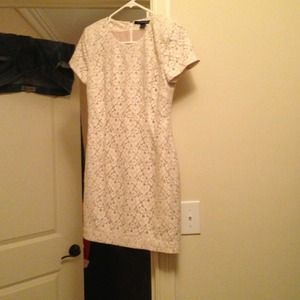 REDUCED 4/29/13 French connection cream lace dress