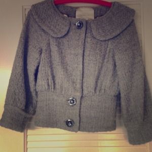 Anthropologie Jackets & Blazers - Anthro Gray wool coat (leifsdottir) Anthropologie Jackets & Blazers - Anthro Gray wool coat (leifsdottir)