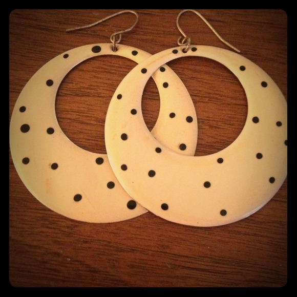 Polka dot earrings