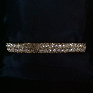 🔴Sold Bundle🔴Gold Bangle with crystals