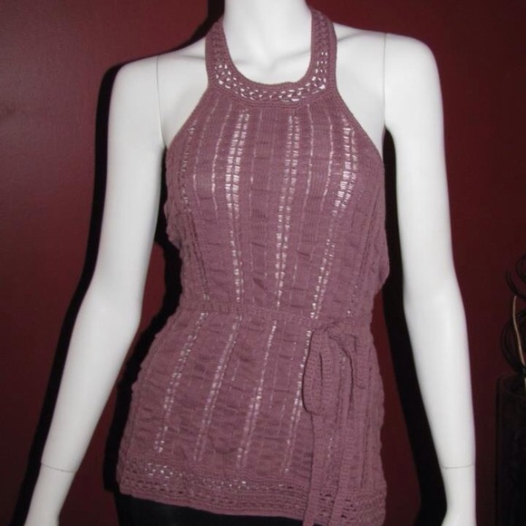 Mauve knitted top