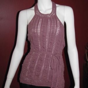 Mauve knitted top