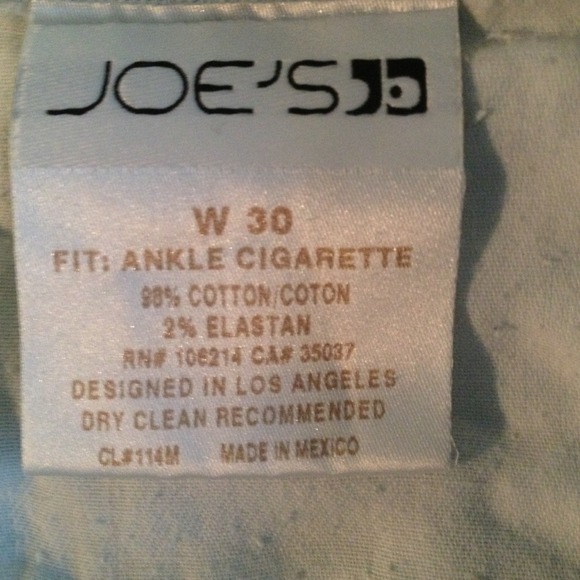 Joes jeans size 30 light Blue - Picture 2 of 4