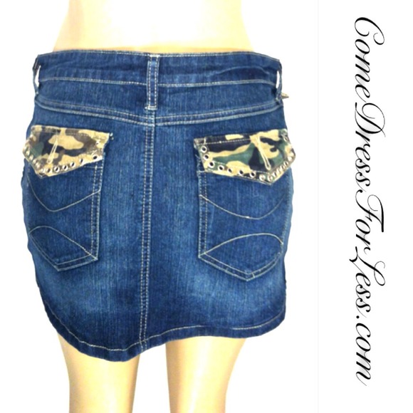 Jean Mini Skirt - Picture 3 of 3