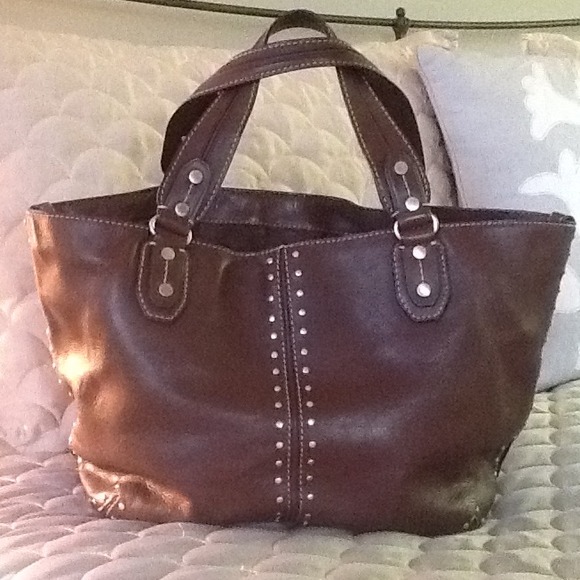 Michael Kors Handbags - AUTHENTIC* Michael Kors Studded Satchel