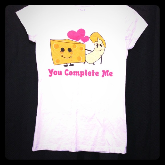 🚫Sold in bundle🔗 Anchor Blue "you complete me" T