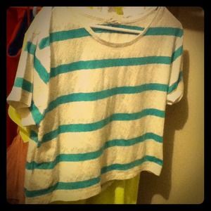 Lace Crop Shirt from Forever 21