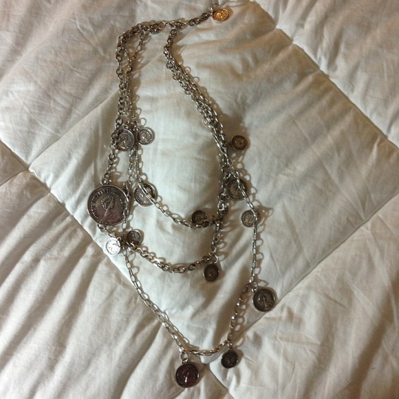 ✅TRADED✅ Multi-strand Coin Necklace