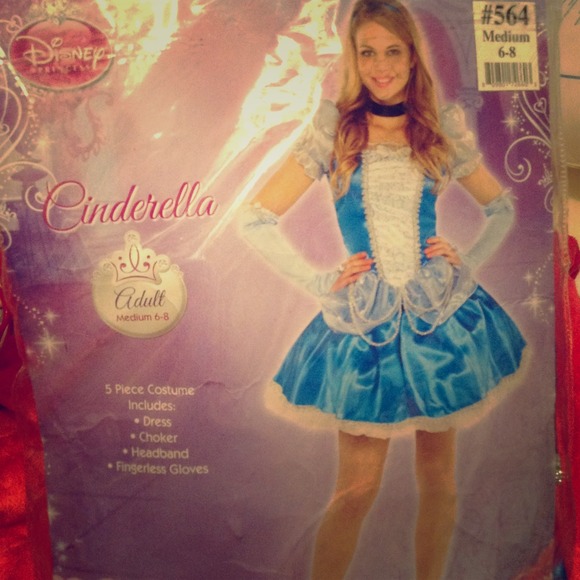 A Cinderella costume