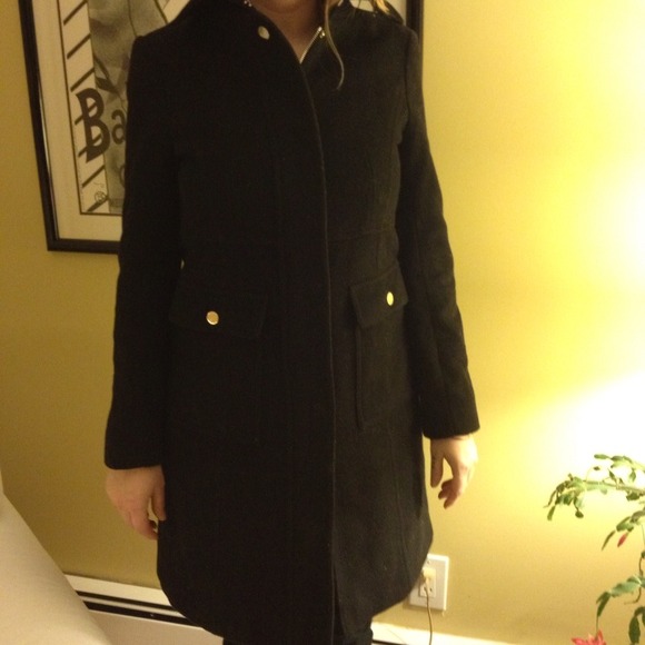 Black Larry Levine coat - Picture 1 of 2