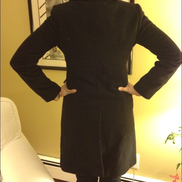 Black Larry Levine coat - Picture 2 of 2