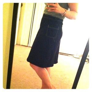 Black Wrap Skirt (12)
