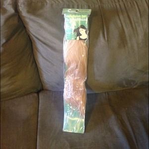 20 inch human hair extensions in blonde w/platinum