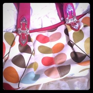 Bright modern purse