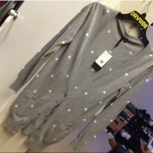❌SOLD!❌ Long boyfriend cardigan with polka dots