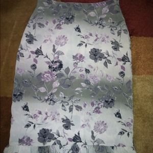 Grey and purple skirt