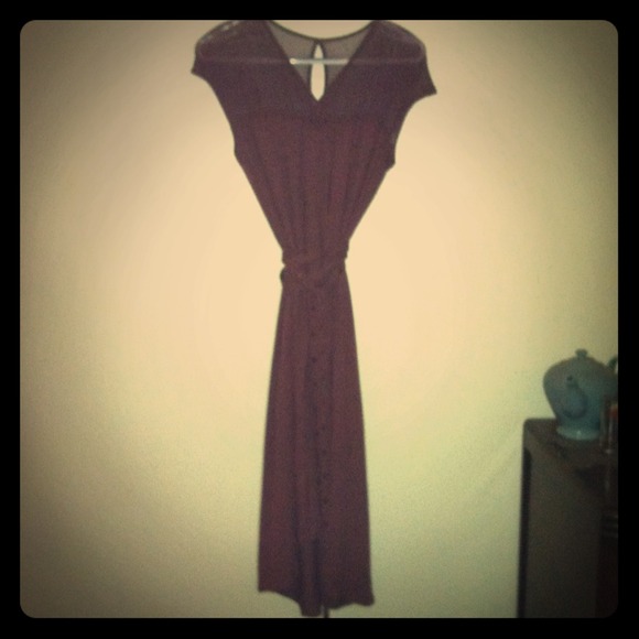 Plum colored dress - Picture 1 of 4