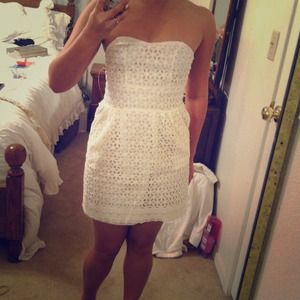 White Lace dress.