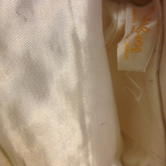 Vintage White Beaded Evening Bag - Picture 4 of 4