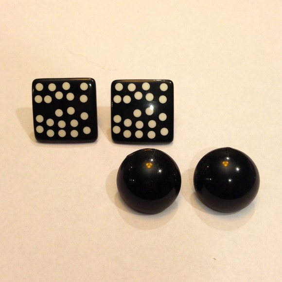 Two Sets of Stud Earrings. NEW.