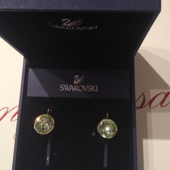 Swarovski pierced earrings