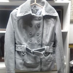 Gray coat