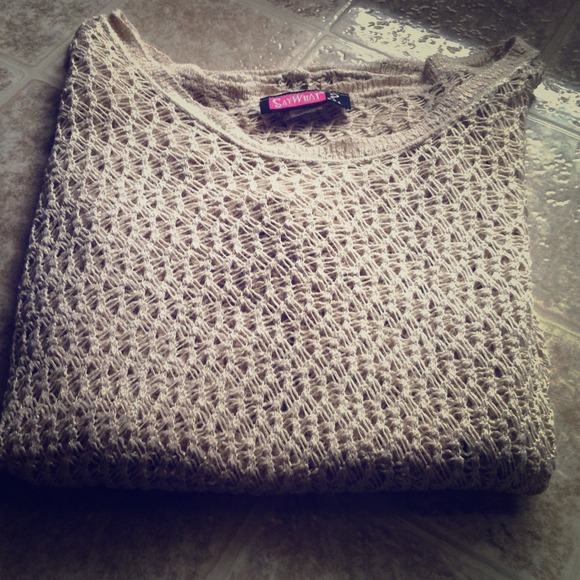 Sodl!! Tan Sweater ❤