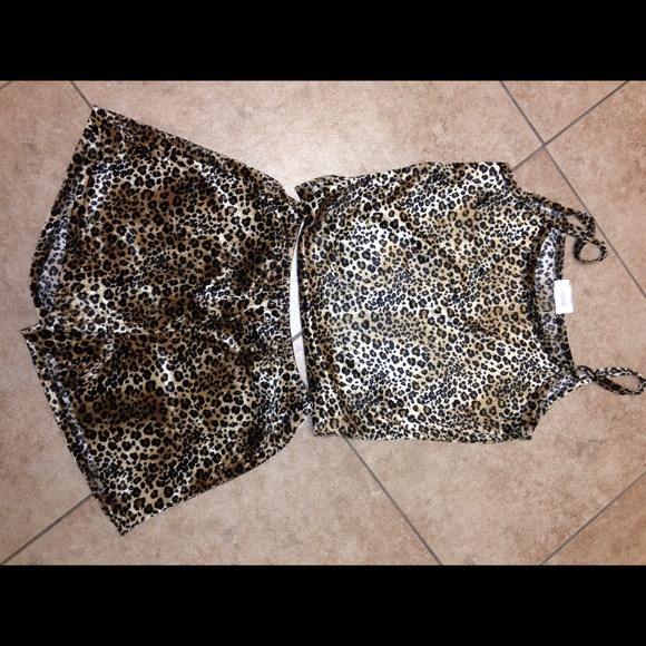 Leopard Print Pajamas