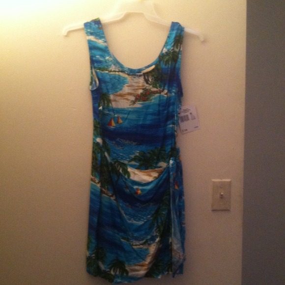 Hawaiian style dress.