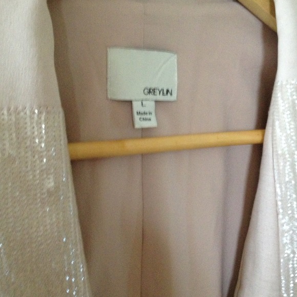 Greylin 2012 never worn crop sequin lapel jacket - Picture 2 of 2