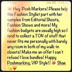 Welcome to my VIP Closet!