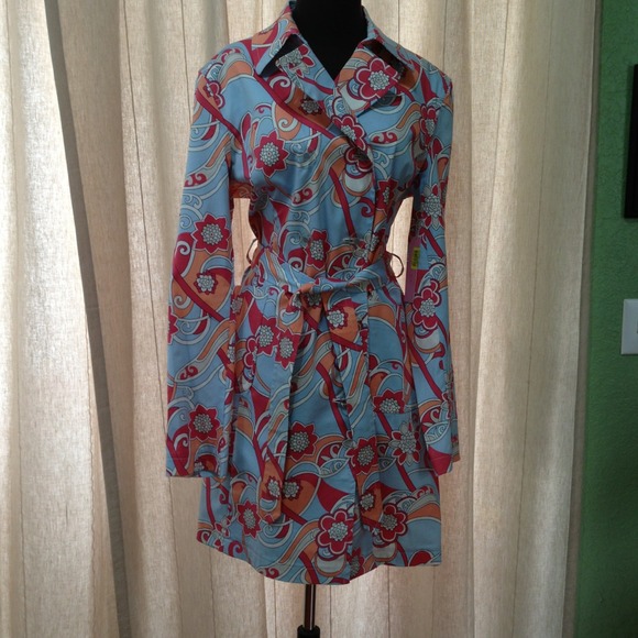 NWT Gianni Bini Spring coat size large org $228 - Picture 1 of 4