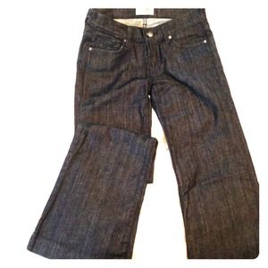 Express deluxe premium denim flare jeans