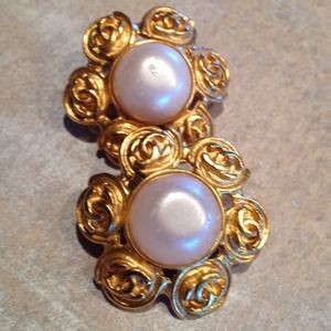 RESERVED Authentic Vintage Chanel Clip Earrings