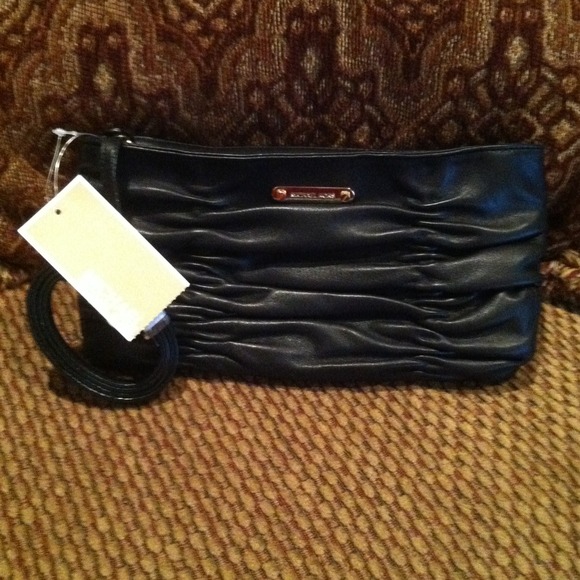 Michael Kors Clutch/Black Genuine Leather