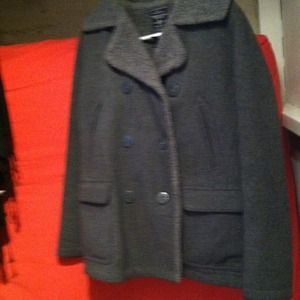 American Eagle Gray Peacoat
