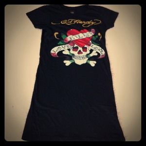Authentic, Ed Hardy top/dress.