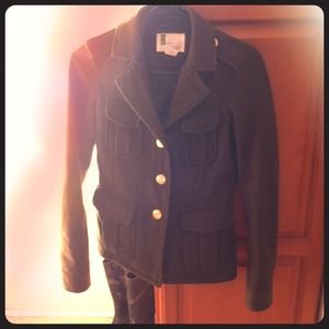 Adorable Olive Green Military Style Jacket