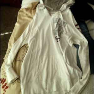 Aeropostale white hoodie